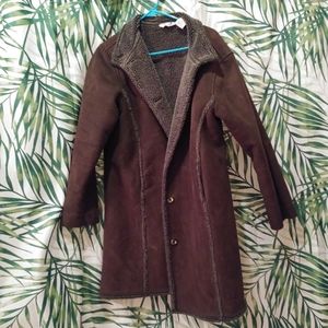 L.L. Bean Long Winter Coat in Olive